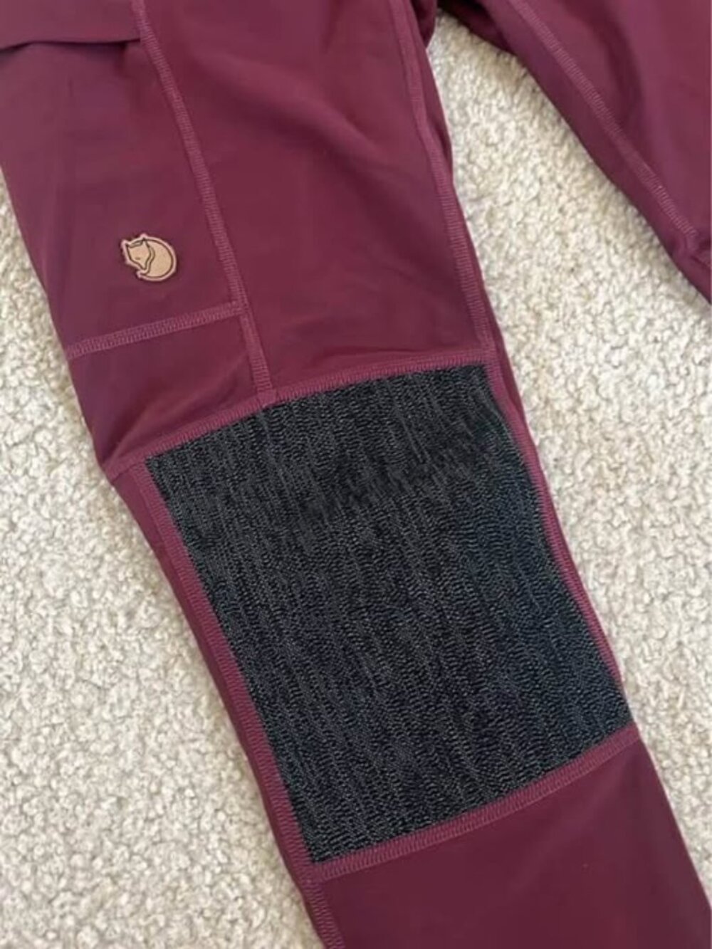 Fjallraven Abisko Trekking Tights Burgundy (S) - Picture 3 of 6